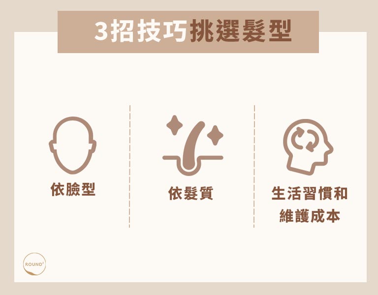 3招技巧挑選髮型