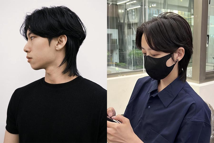 2025男生短髮狼尾