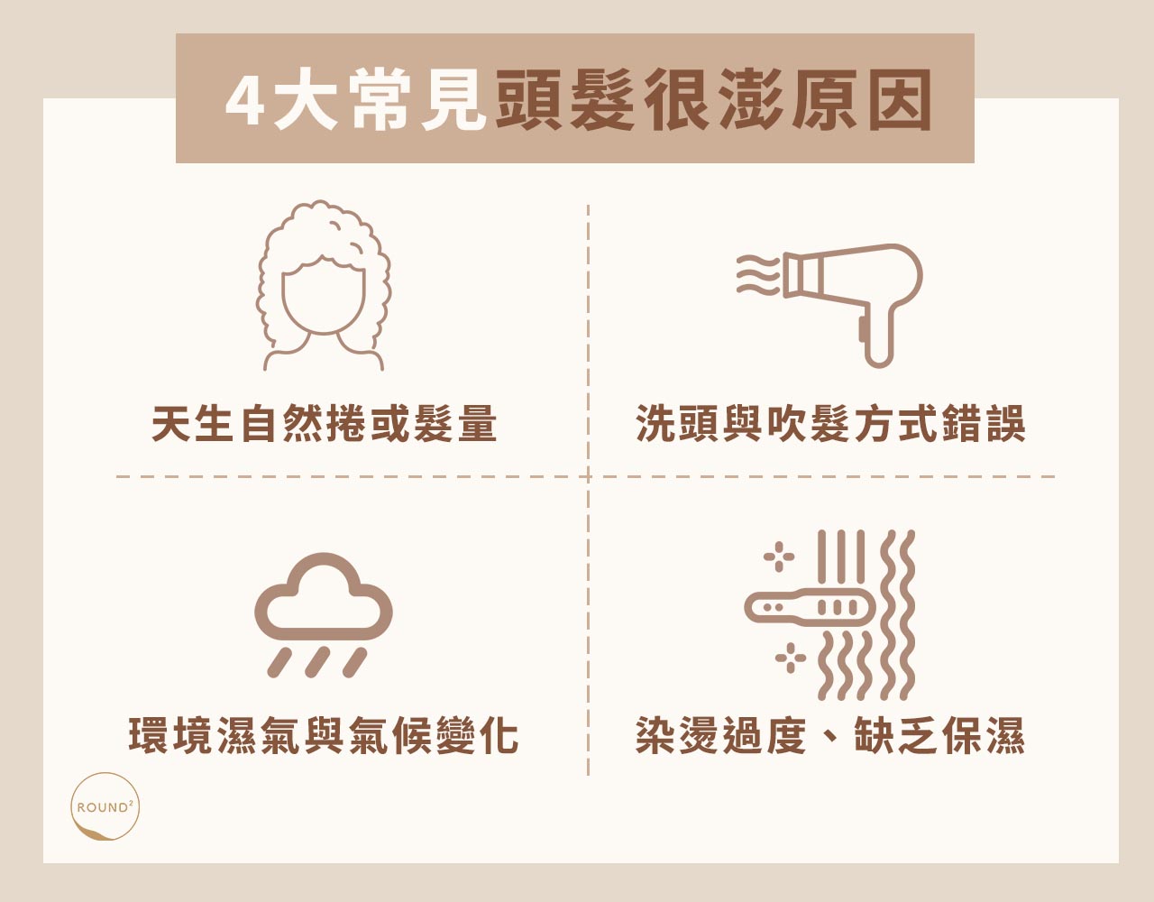 4大常見頭髮很澎原因