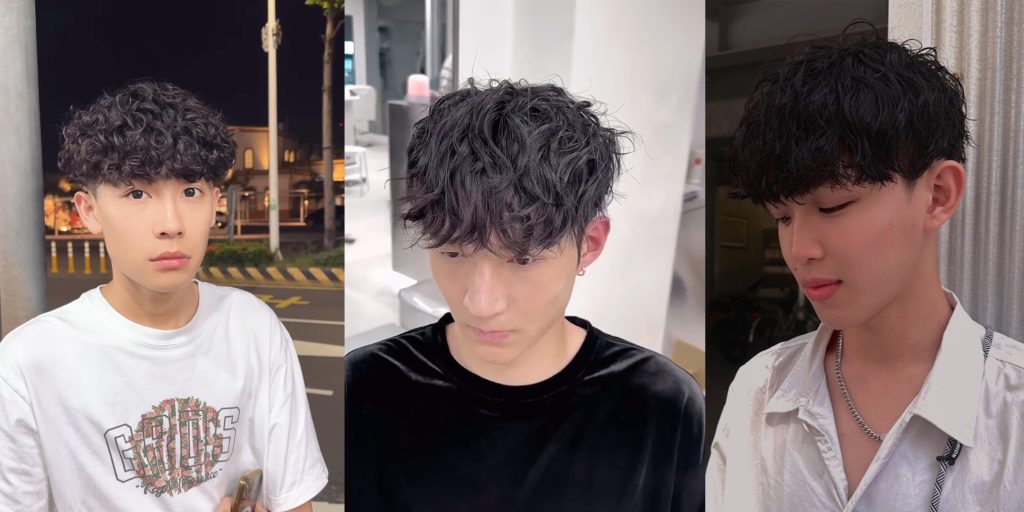 韓系短髮紋理燙