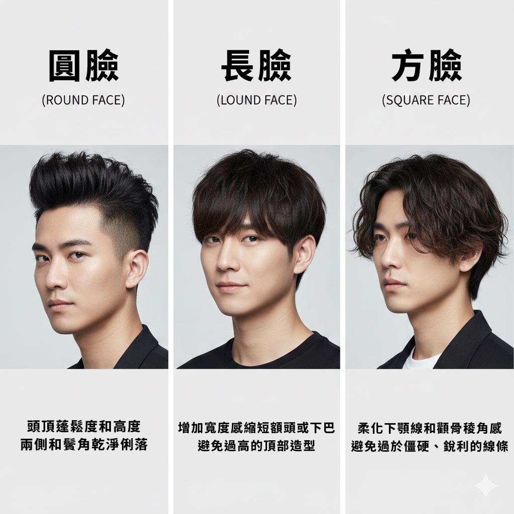 臉型與髮質的搭配