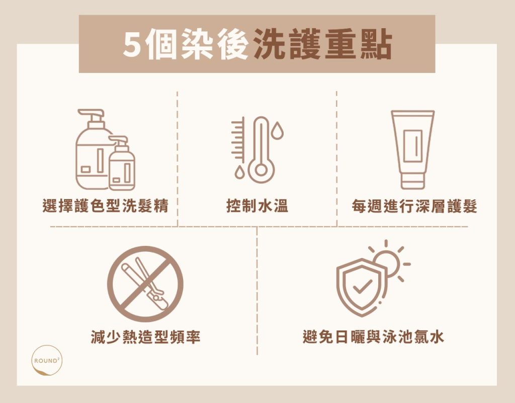 染後洗護重點